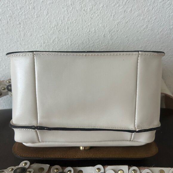 Patricia Nash Armerina Guitar Strap Leather Crossbody LATTE nwt READ !!!!! - Picture 6 of 16